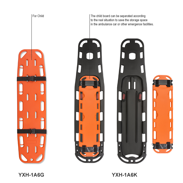 Rescue de la planche de la colonne vertébrale