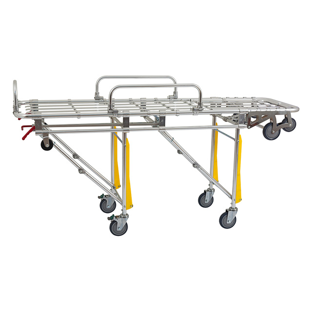 Price usine alliage d'aluminium hospitalier brancard pliable médical