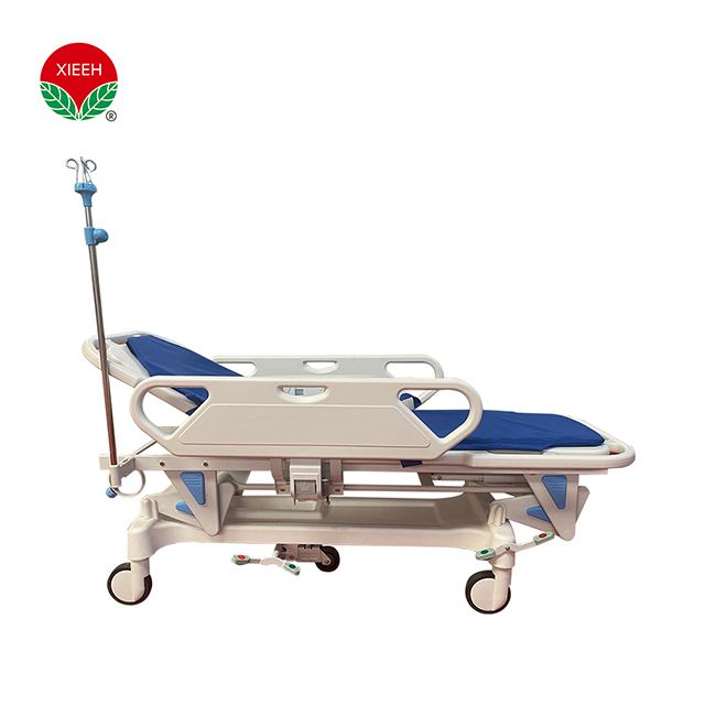 Chariot de civière d'hôpital de lit d'urgence de transfert de Patient d'ambulance réglable pliable médical de XIEHE